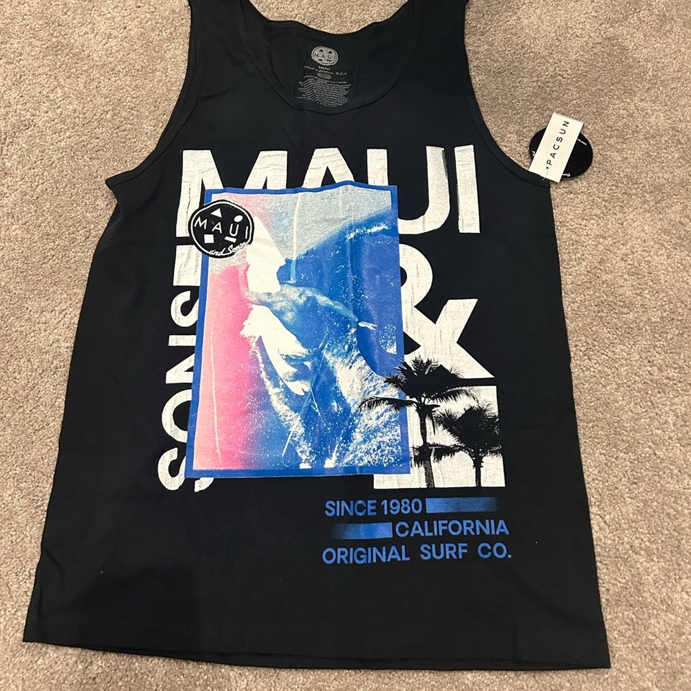 NWT Men’s small tank PAC Sun- size small